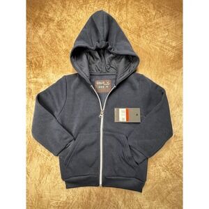 Galaxy Boys Youth Navy Blue Full Zip Hoodie Sweatshirt Large 6 NWT
